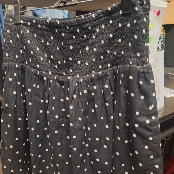 J Jill Layered Smocked Waist Black & White Skirt. Small, New With. Tags. - Picture 6 of 6